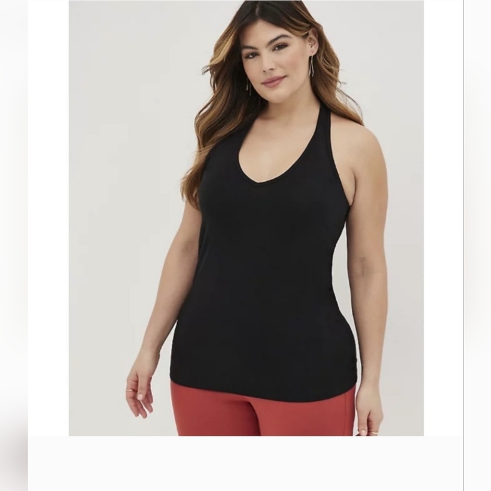 *FLASH SALE* Torrid Foxy halter tank top black size 1